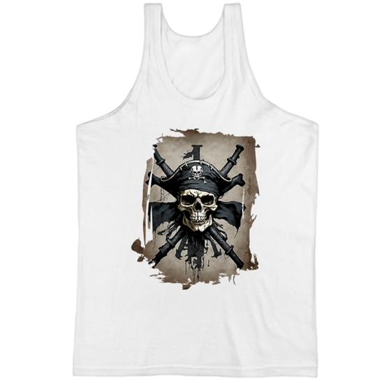 Imagem de Camiseta Regata Caveira pirata