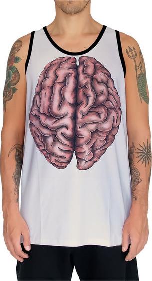 Imagem de Camiseta Regata Cérebro Inteligência Mental Psicologia HD 10