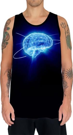 Imagem de Camiseta Regata Cérebro Inteligência Mental Psicologia HD 12