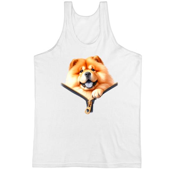 Imagem de Camiseta Regata Chow Chow no Ziper