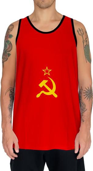 Imagem de Camiseta Regata Comunista Comunismo Foice Martelo Art 3