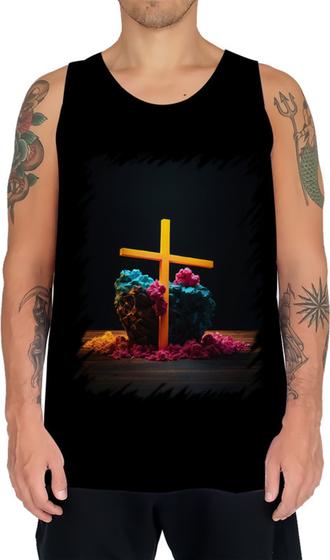 Imagem de Camiseta Regata da Cruz de Jesus Igreja Fé 26