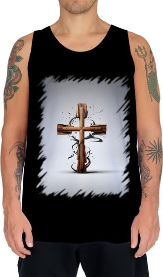 Imagem de Camiseta Regata da Cruz de Jesus Igreja Fé 28