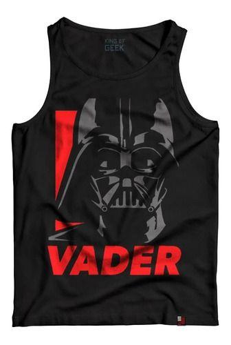 Imagem de Camiseta Regata Darth Vader Camisa Geek Nerd Star Wars Filme