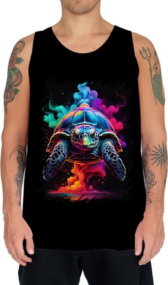 Imagem de Camiseta Regata de Tartaruga Marinha Neon Style 2