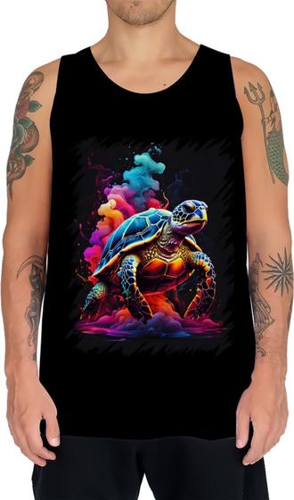 Imagem de Camiseta Regata de Tartaruga Marinha Neon Style 5