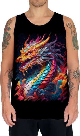 Imagem de Camiseta Regata Dragão Chinês Lendário Mito 3