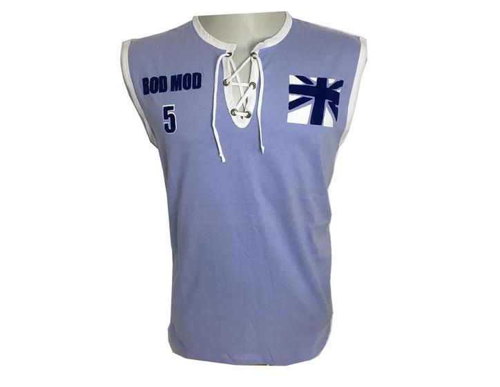 Imagem de Camiseta Regata Estampada Masculina Algodão Lilás