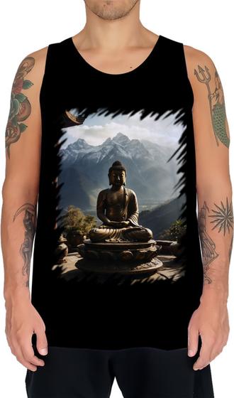 Imagem de Camiseta Regata Estátua de Buda Iluminado Religião 10