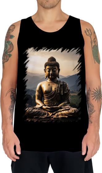 Imagem de Camiseta Regata Estátua de Buda Iluminado Religião 16