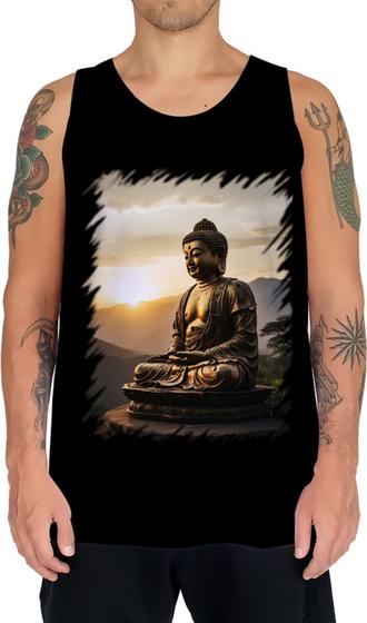 Imagem de Camiseta Regata Estátua de Buda Iluminado Religião 20