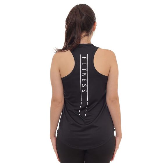 Imagem de Camiseta Regata Feminina Dry Fit Estampada Poliester Academia