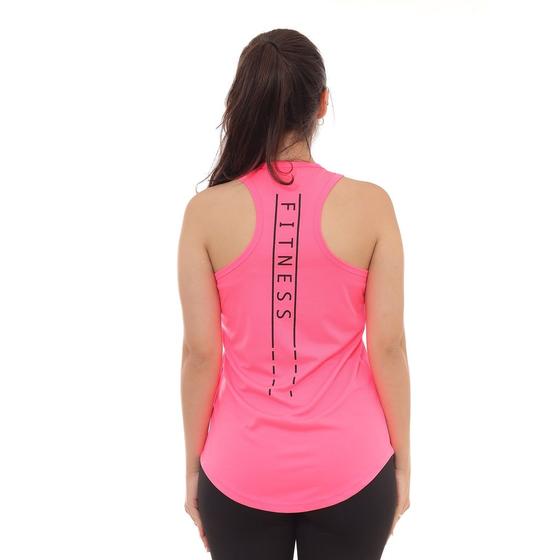 Imagem de Camiseta Regata Feminina Dry Fit Estampada Poliester Academia