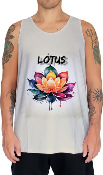 Imagem de Camiseta Regata Flor de Lótus Budismo Buda Religião 2