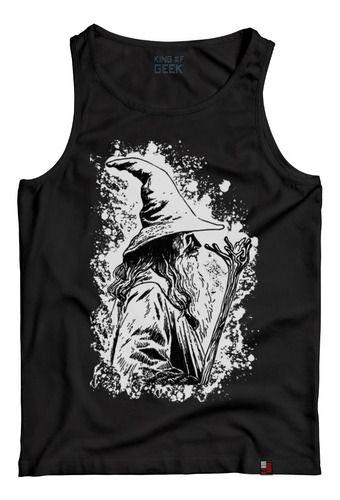 Camiseta Regata Gandalf O Senhor Dos Anéis Hobbits Filme Menor preço em Camiseta Regata Gandalf O Senhor Dos Anéis Hobbits Filme