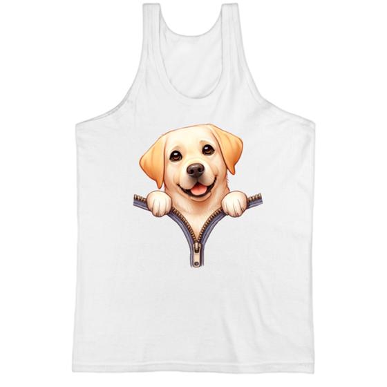 Imagem de Camiseta Regata Golden Retriever no Ziper