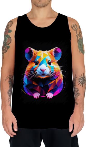 Imagem de Camiseta Regata Hamster Neon Pet Estimação 22