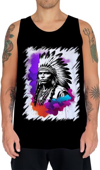 Imagem de Camiseta Regata Índio Apache Tribo Americana Oeste 5