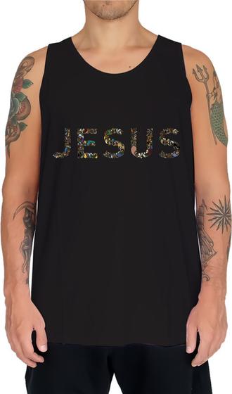 Imagem de Camiseta Regata Jesus Ouça Ele não os Outros 4k 2