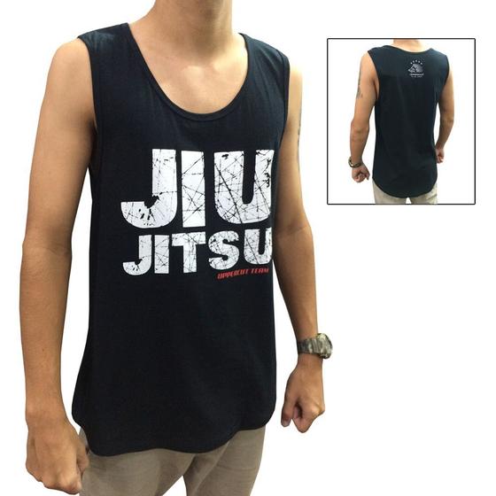 Imagem de Camiseta Regata  Jiu Jitsu Uppercut Team - Preto/Branco - Uppercut