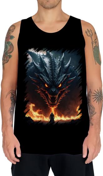 Imagem de Camiseta Regata Leviathan Infernal Fogo 1