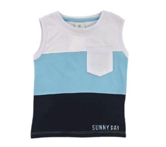 Imagem de Camiseta Regata Machão Menino Com Bolso Sunny Day