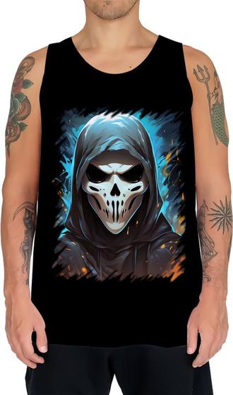 Imagem de Camiseta Regata Máscara de Fantasma Ghost 4