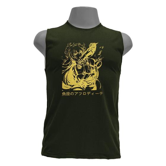 Imagem de Camiseta regata masculina - Cavaleiros do Zodíaco - Saint Seiya - Afrodite De Peixes.