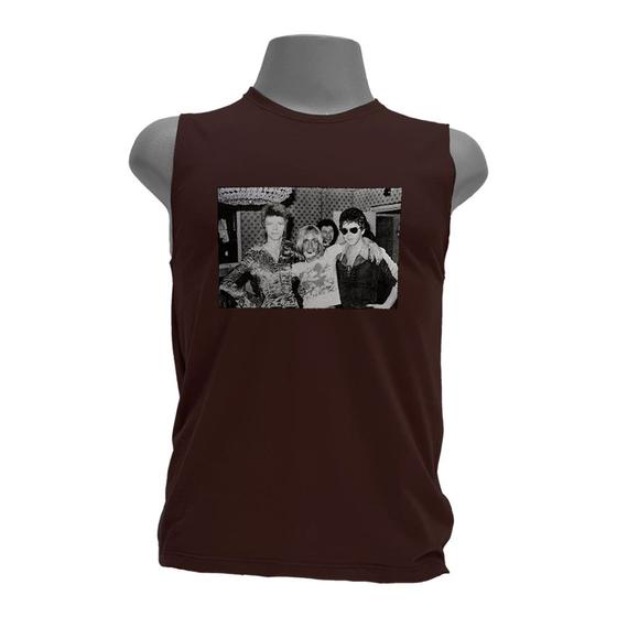 Imagem de Camiseta regata masculina - David Bowie - Iggy Pop - Lou Reed.