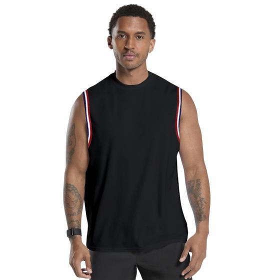 Imagem de Camiseta Regata Masculina Dry Basquete Gola Redonda Esportiva