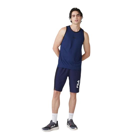 Imagem de Camiseta Regata Masculina Esportiva FILA GRID Academia Corrida Caminhada Cross-Fit Basquete