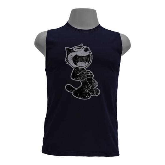 Imagem de Camiseta regata masculina - Gato Félix Rindo