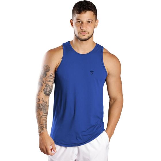 Imagem de Camiseta Regata Masculina Treino Dry Lisa Básica Academia