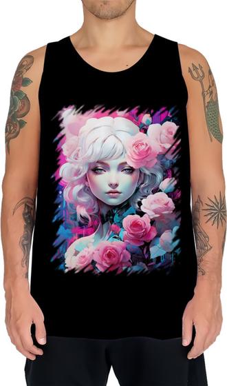 Imagem de Camiseta Regata Mulher de Rosas Paixão 2