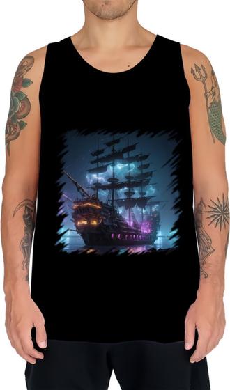 Imagem de Camiseta Regata Navio Pirata Fantasma Spectral Ship 3