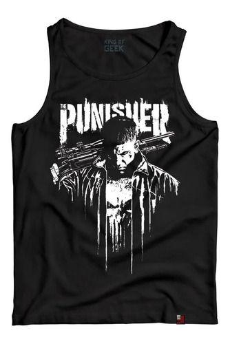 Imagem de Camiseta Regata O Justiceiro The Punisher Marvel Geek Camisa