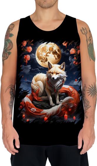 Imagem de Camiseta Regata Raposa Japonesa Kitsune Lenda 3