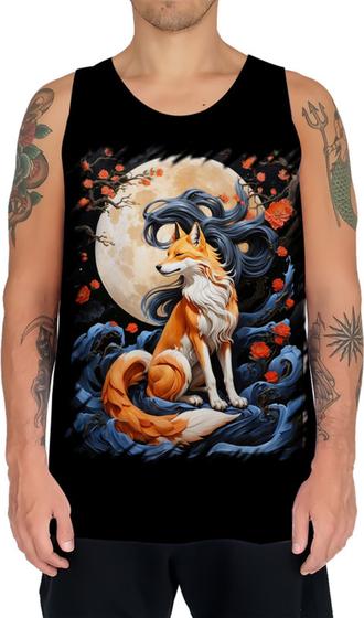 Imagem de Camiseta Regata Raposa Japonesa Kitsune Lenda 6