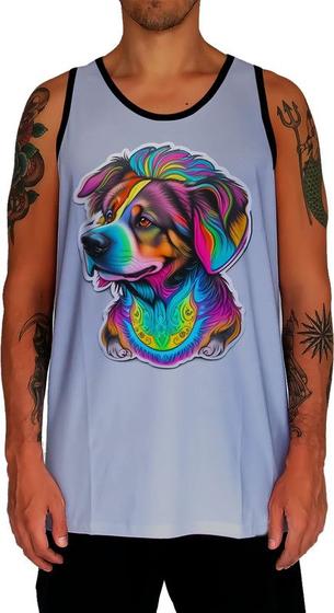 Imagem de Camiseta Regata Rave Cachorro Psicodélico Good Vibe Psico 2