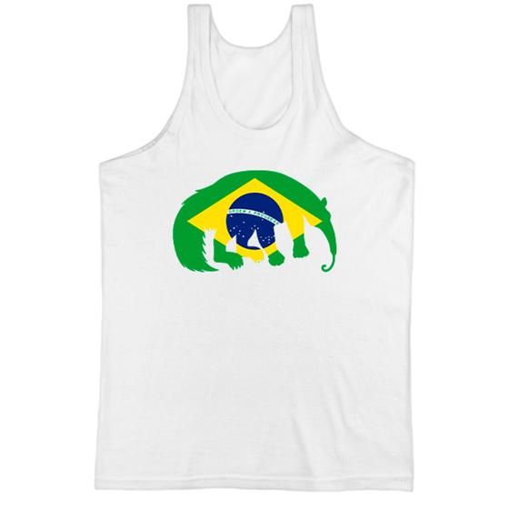 Imagem de Camiseta Regata Tamandua Bandeira Fauna Brasileira