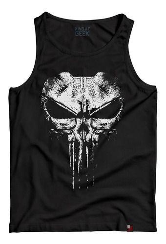 Imagem de Camiseta Regata The Punisher Camisa Justiceiro Caveir