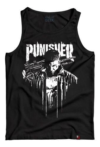 Imagem de Camiseta Regata The Punisher Geek Camisa O Justiceiro