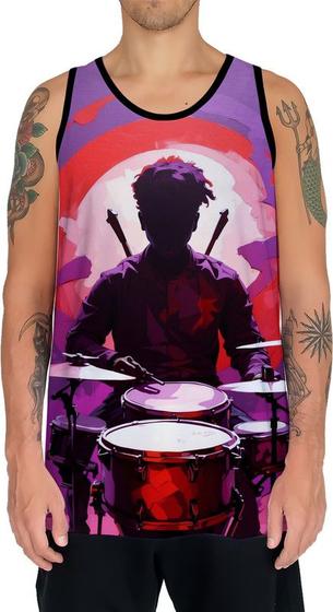 Imagem de Camiseta Regata Tshirt Bateristas Bateria Música Rock HD 6