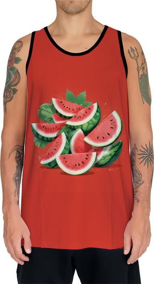 Imagem de Camiseta Regata Tshirt Coleção de Frutas Melancias Melão 6