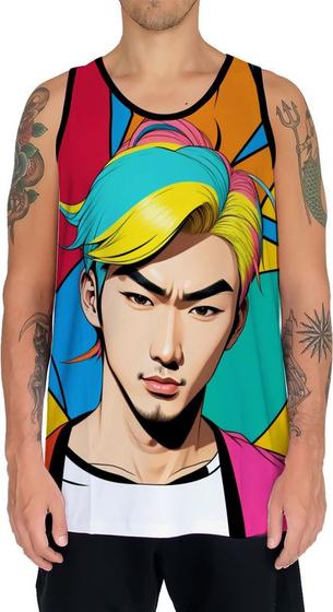 Imagem de Camiseta Regata Tshirt K-pop Moda Coreana Pop Art Ásia 12