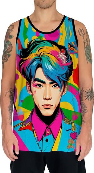 Imagem de Camiseta Regata Tshirt K-pop Moda Coreana Pop Art Ásia 13