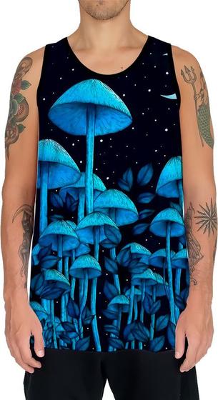 Imagem de Camiseta Regata Tshirt Natureza Cogumelos Psicodélica HD 13