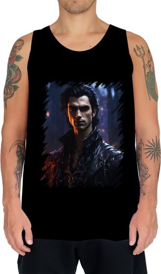 Imagem de Camiseta Regata Vampiro Noturno Sangue Morcego Lenda 3