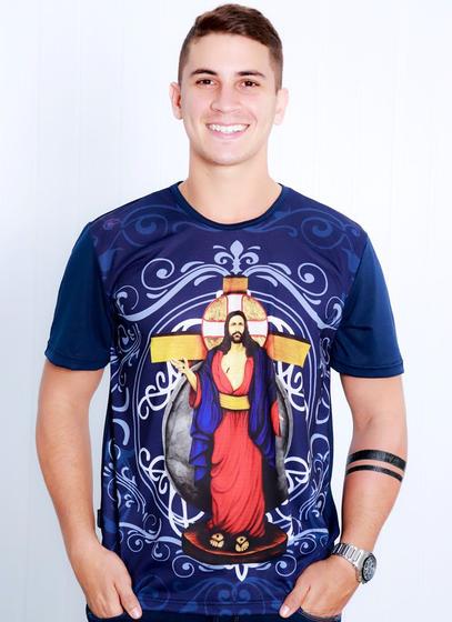 Imagem de Camiseta Religiosa Católica Jesus das Santas Chagas CTF1004