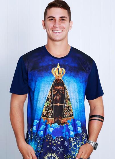 Imagem de Camiseta Religiosa Católica Nossa Senhora Aparecida CTF990